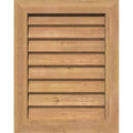 Unfinished Non-Functional Vertical Gable Vent O41109