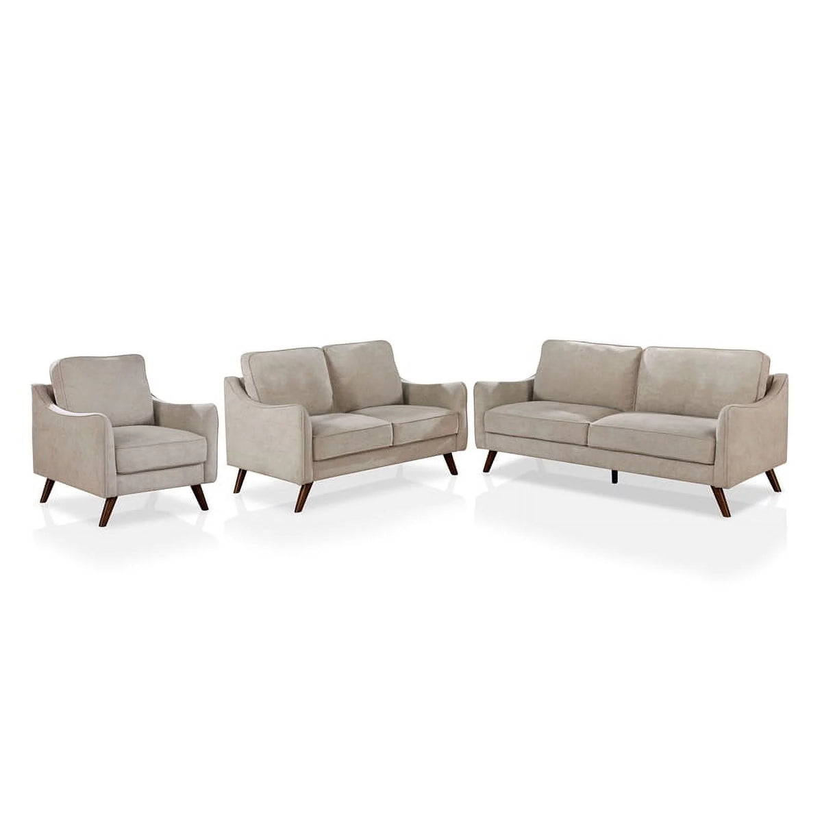 Chenille 3-Piece Sofa Set N834