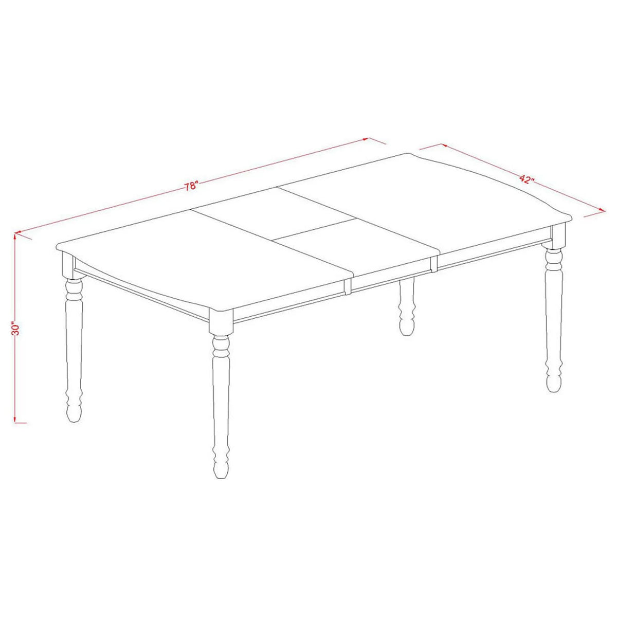 7 Piece Dining Room Table Set G6404