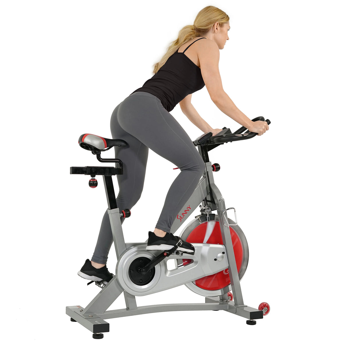 Stationary Belt Drive Indoor Cycling Exercise Bike with 40 lb Flywheel X22822