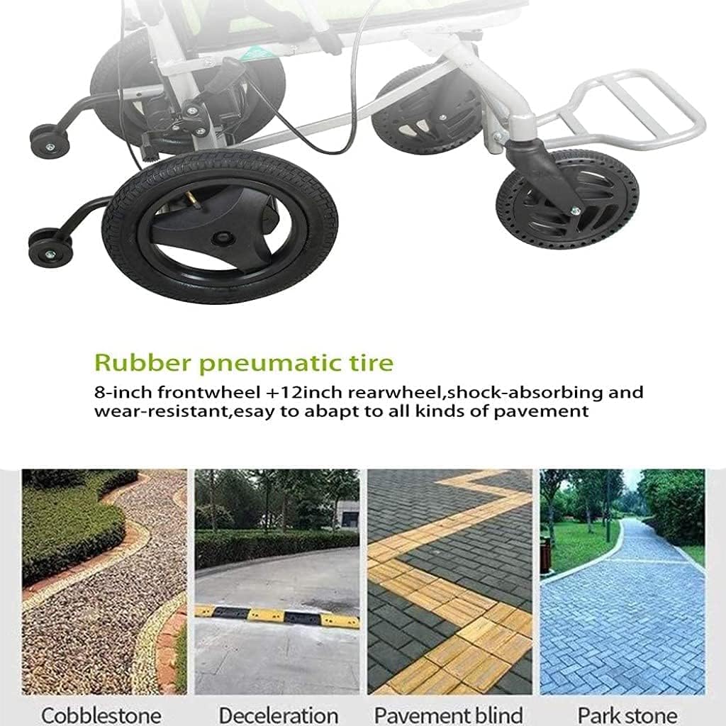 Heavy Duty Lightweight Foldable Dual Motor Electric Wheelchair L3796