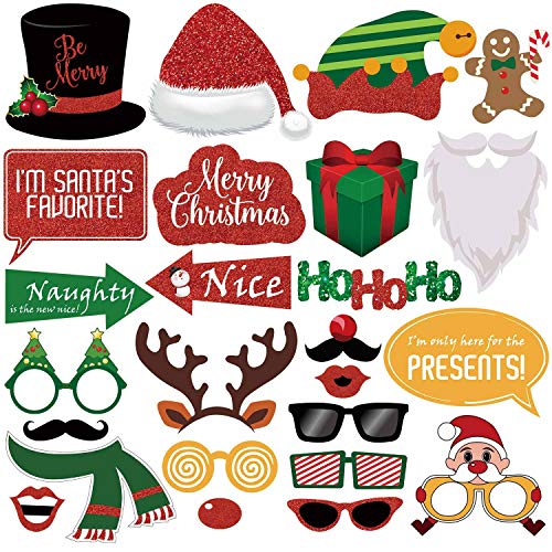 Christmas Photo Booth Props Kit 25 Count R864278