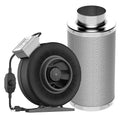 6 inch 440 CFM Inline Duct Fan with Carbon Filter X427230