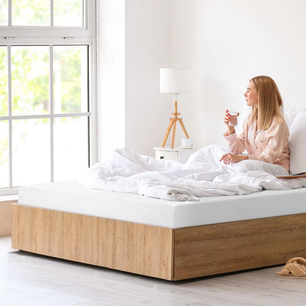 9'' Gel Memory Foam Mattress, Medium Firm, Twin B6469
