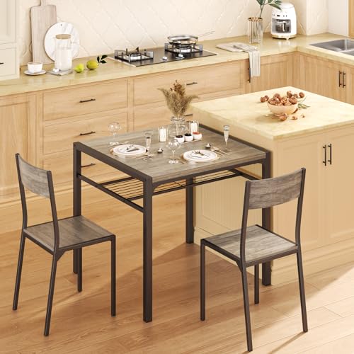 Kitchen Table and 2 Chairs with Bench D660516