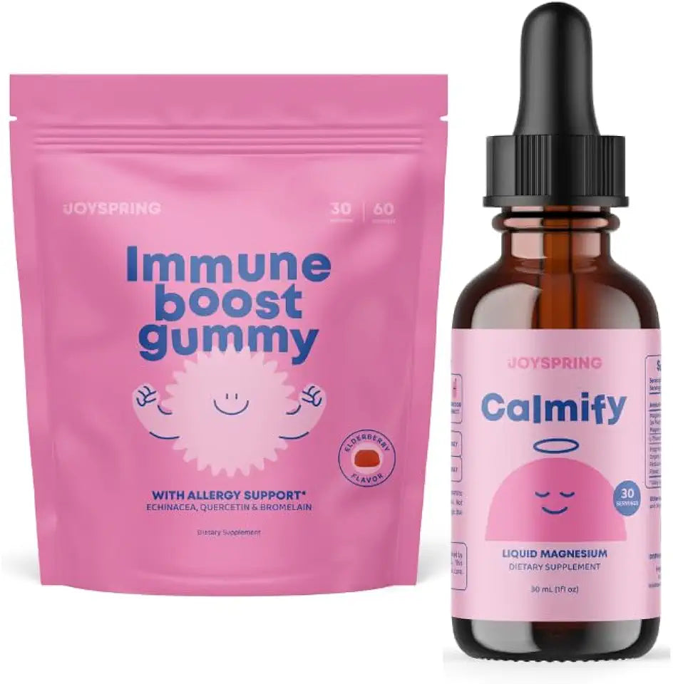 Magnesium Glycinate and Kids' Daily Wellness Gummies U9695