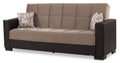 Sand Brown Microfiber Sofa S376957