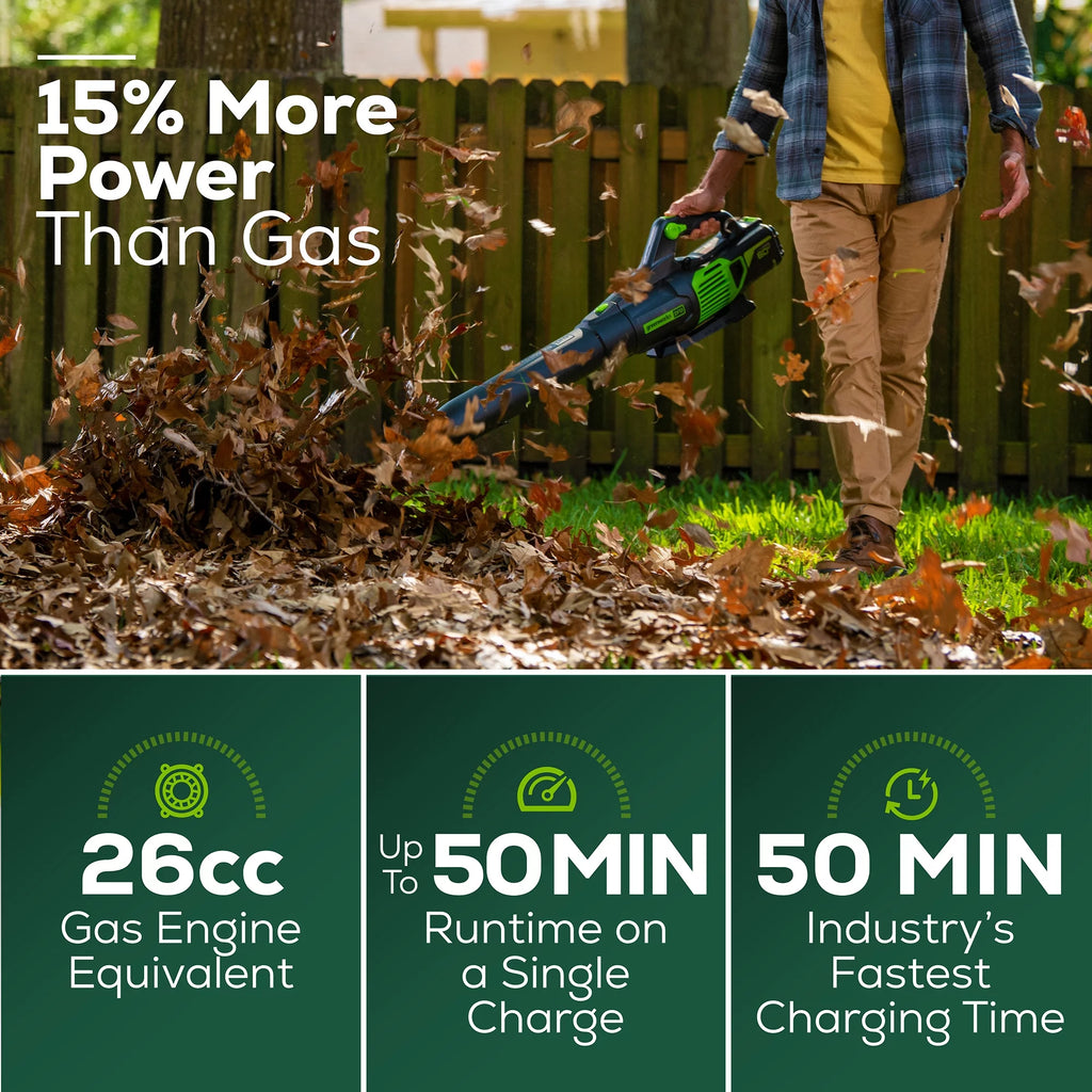 60V Cordless String Trimmer and Leaf Blower Combo Kit U452669