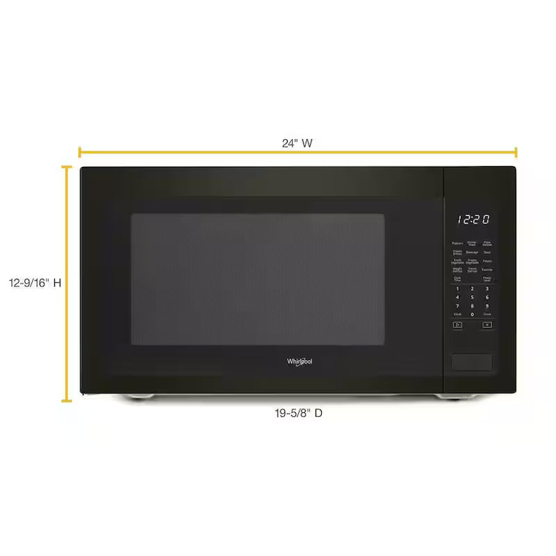 2.2 cu. ft. Black Stainless Countertop Microwave U960069