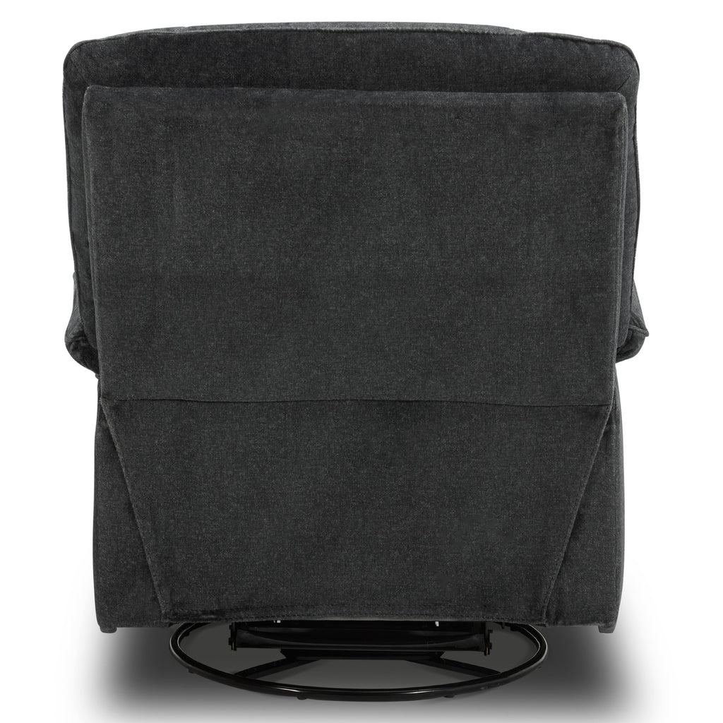 Dark Gray Swivel Glider Rocker Recliner I565055