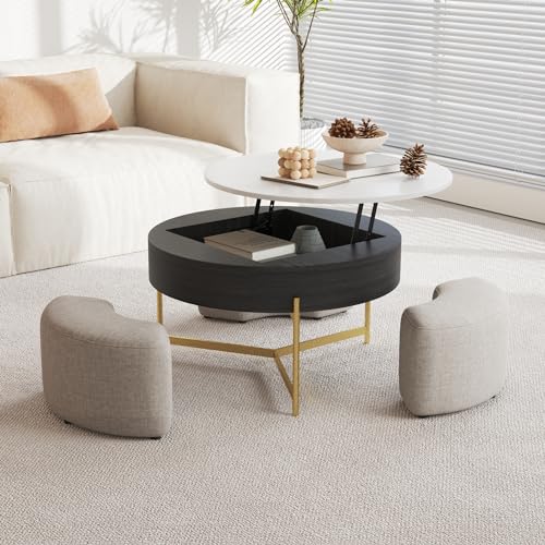 3 in 1 Lift Top Nesting Coffee Table with Storage N163