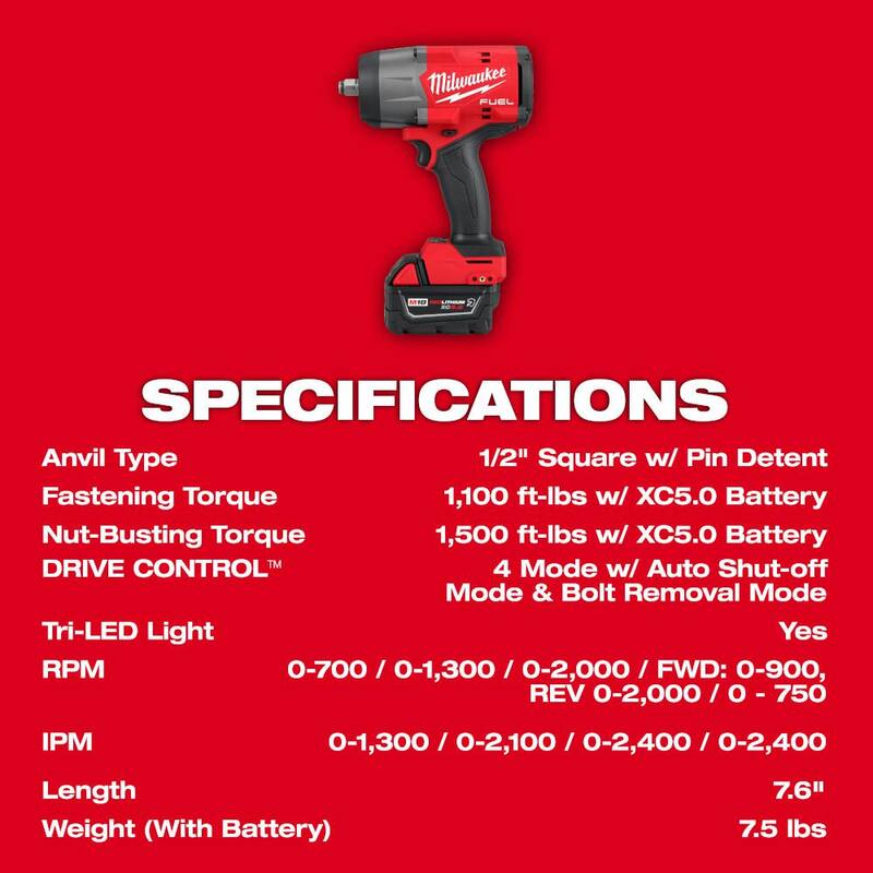 18V Lithium-Ion Brushless Cordless 1/2 in. Impact Wrench Kit X738