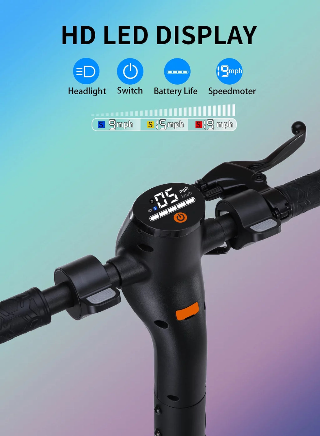 500W Motor 10 Honeycomb Tires Foldable Electric Scooter J868650