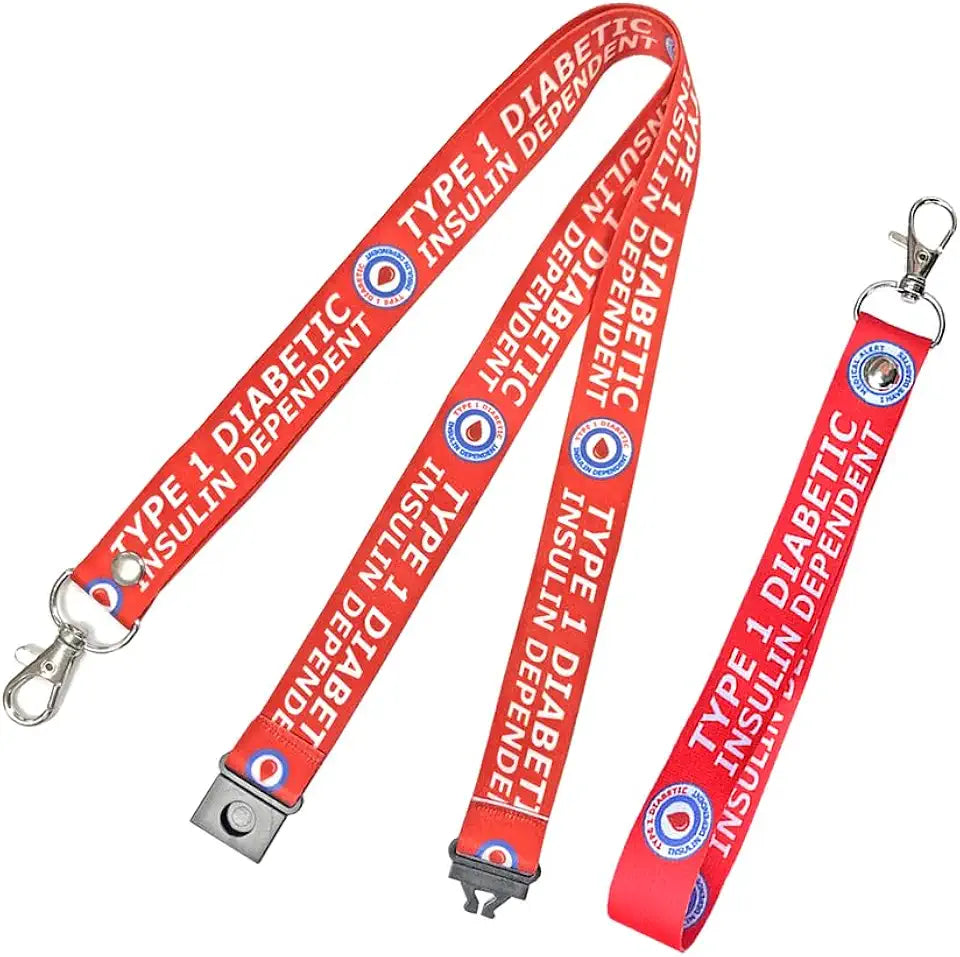 Diabetic Lanyard Key Tag Set W1000