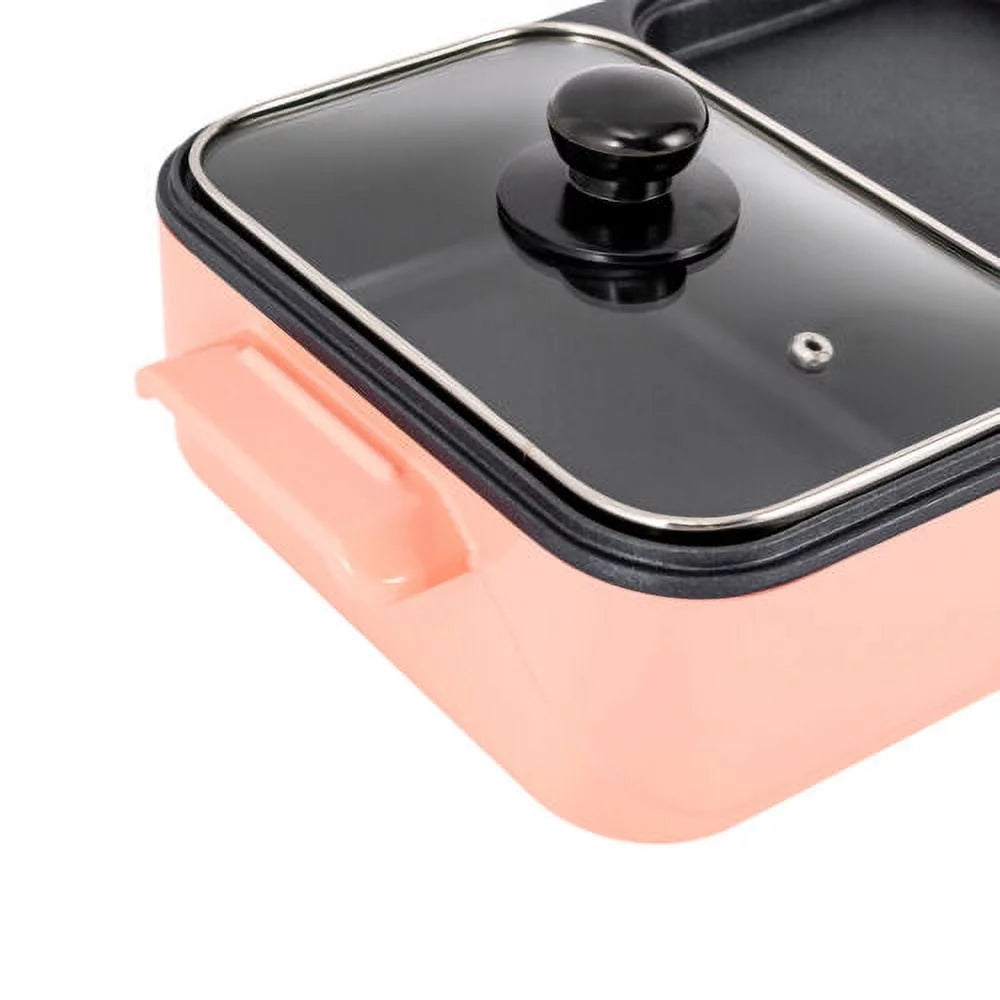1500W 2in1 Non-Stick Electric Hot Pot and Grill U441633