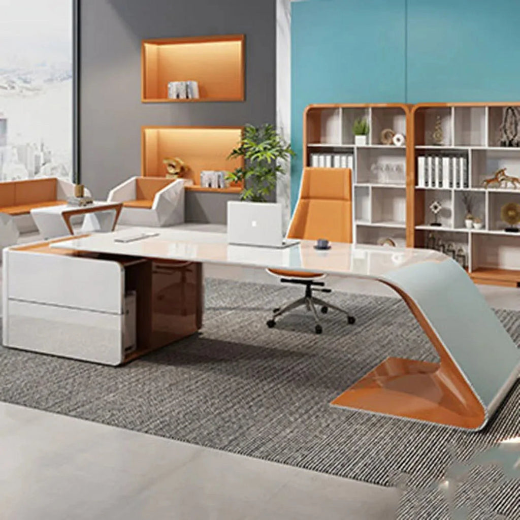 Executive Office Desk with Laptop Stand L6340