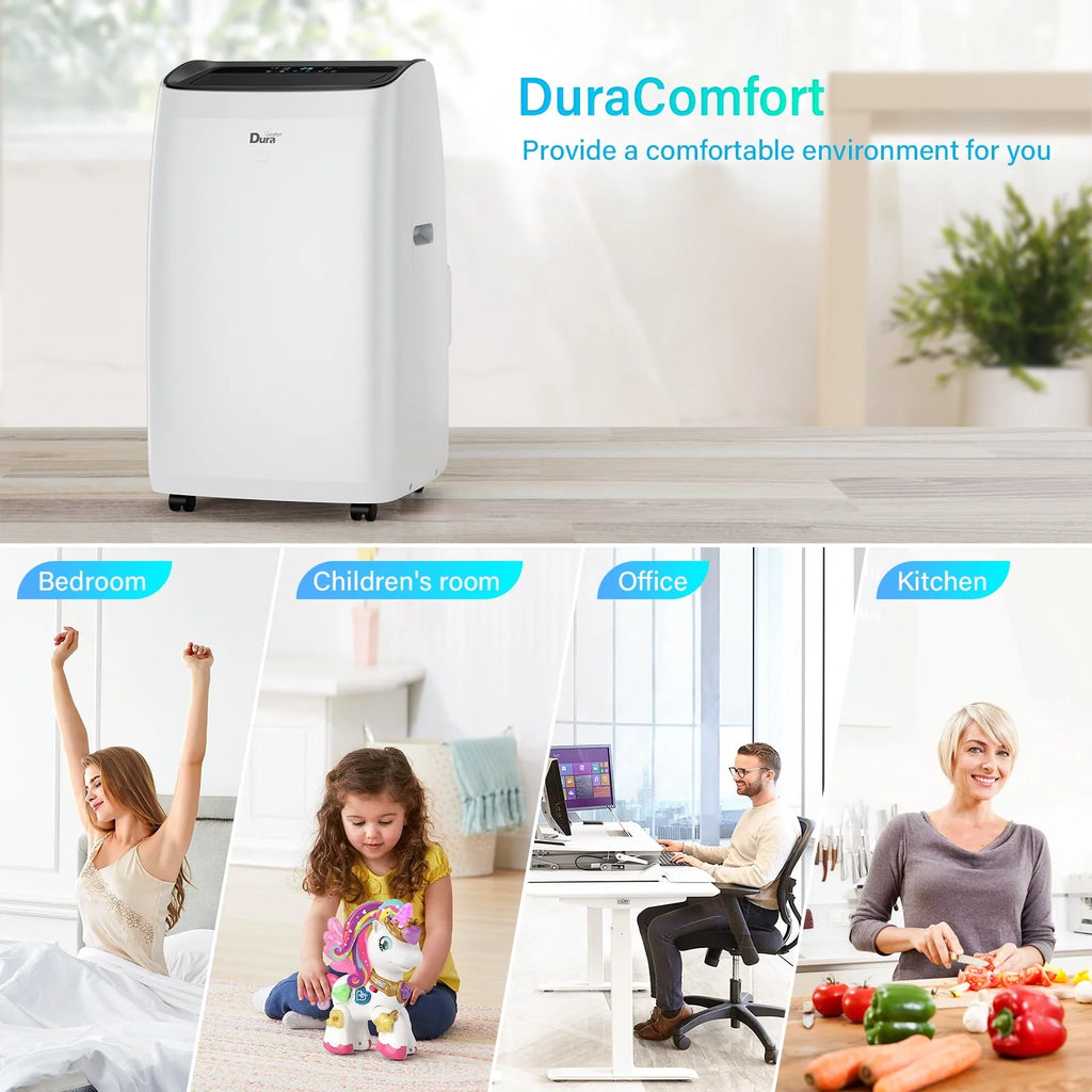10200 BTU Portable Air Conditioner with Dehumidifier and Fan D147748