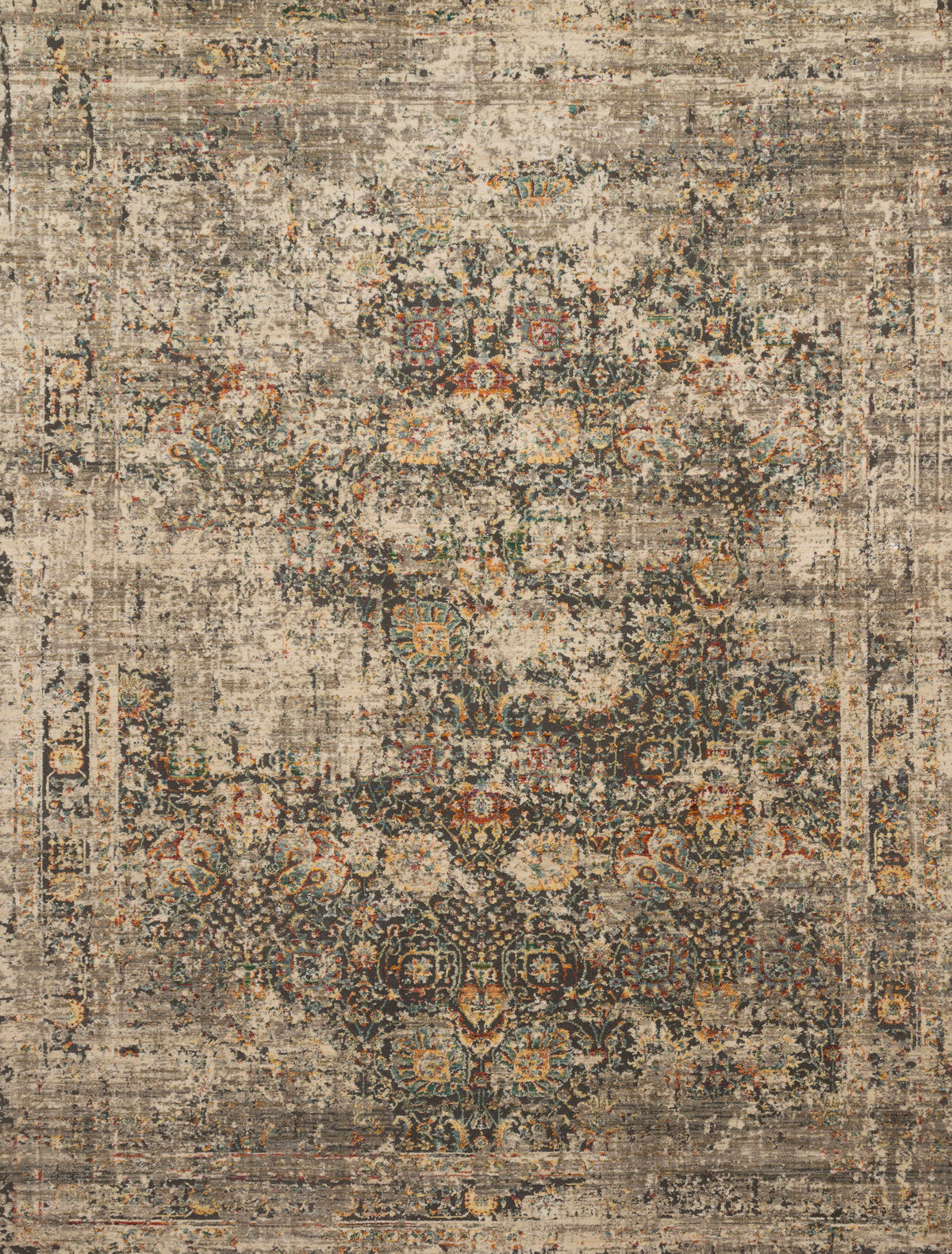 Grey Multi 9'6 x 12'6 Rug F630