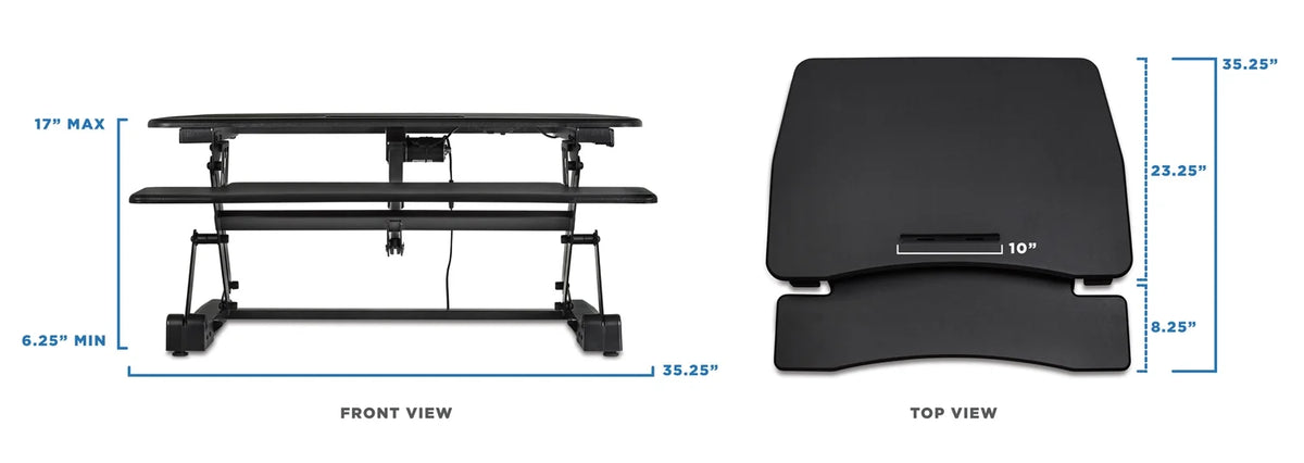 Electric Standing Desk Converter with USB Port H52173