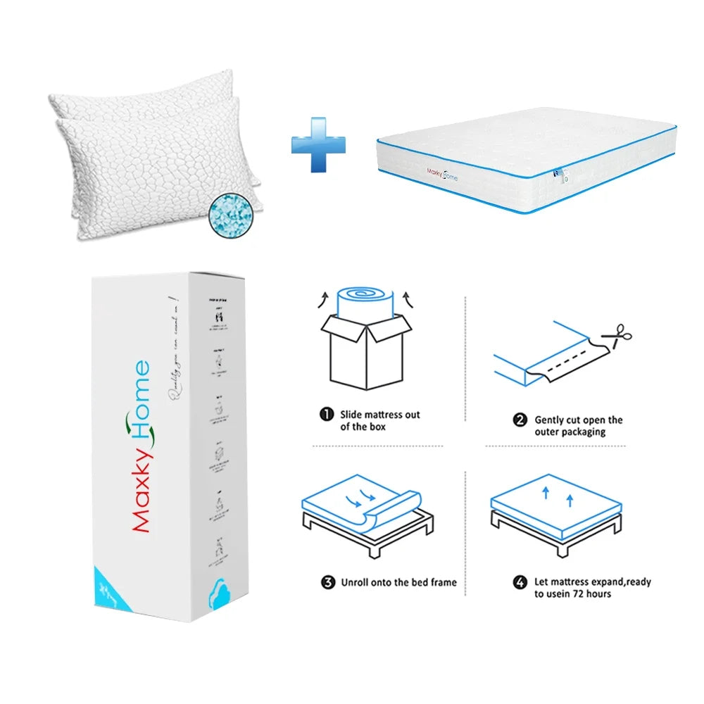 Queen Size Gel Memory Foam Hybrid Mattress H6378