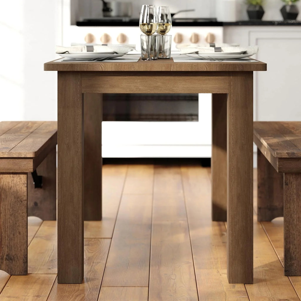 30" Rectangular Solid Pine Dining Table F42537