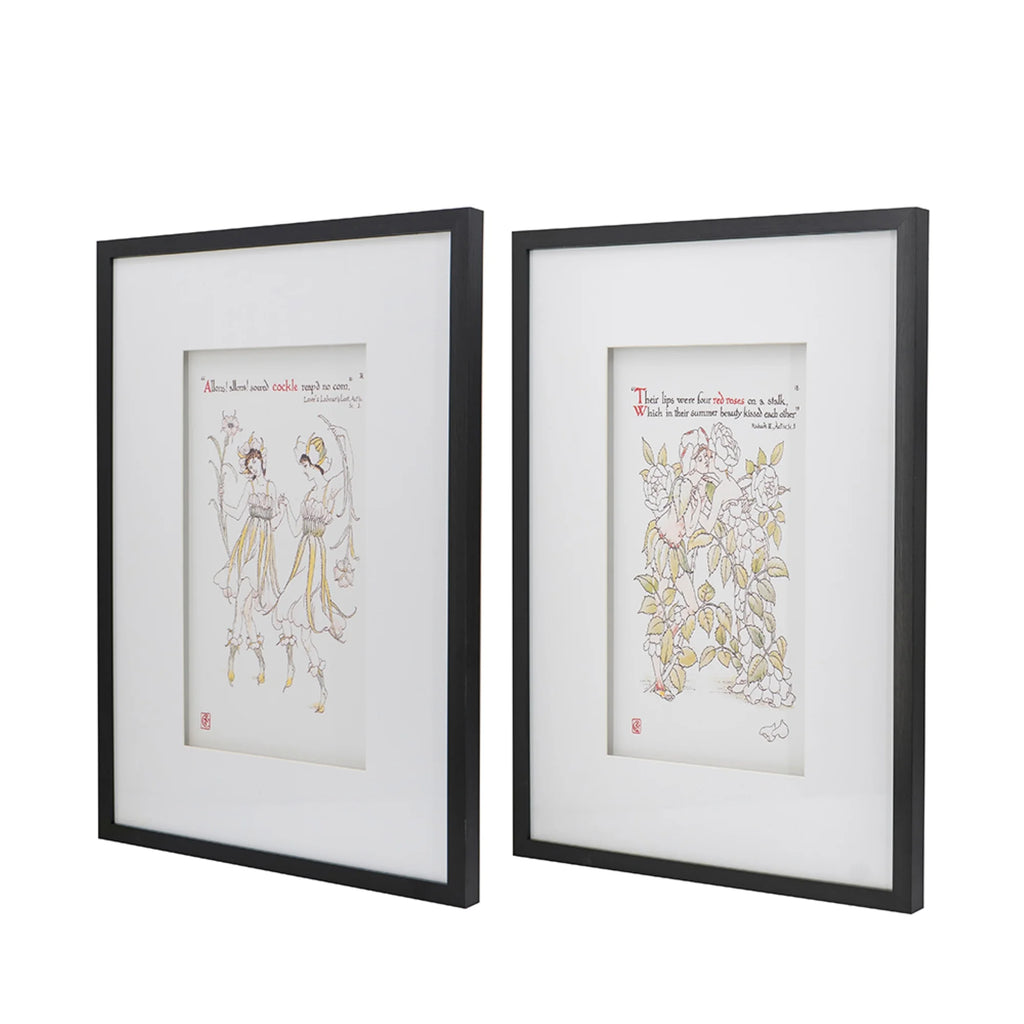 Decorative Framed Wall Arts 27.5" x 19.75" 2ct I526