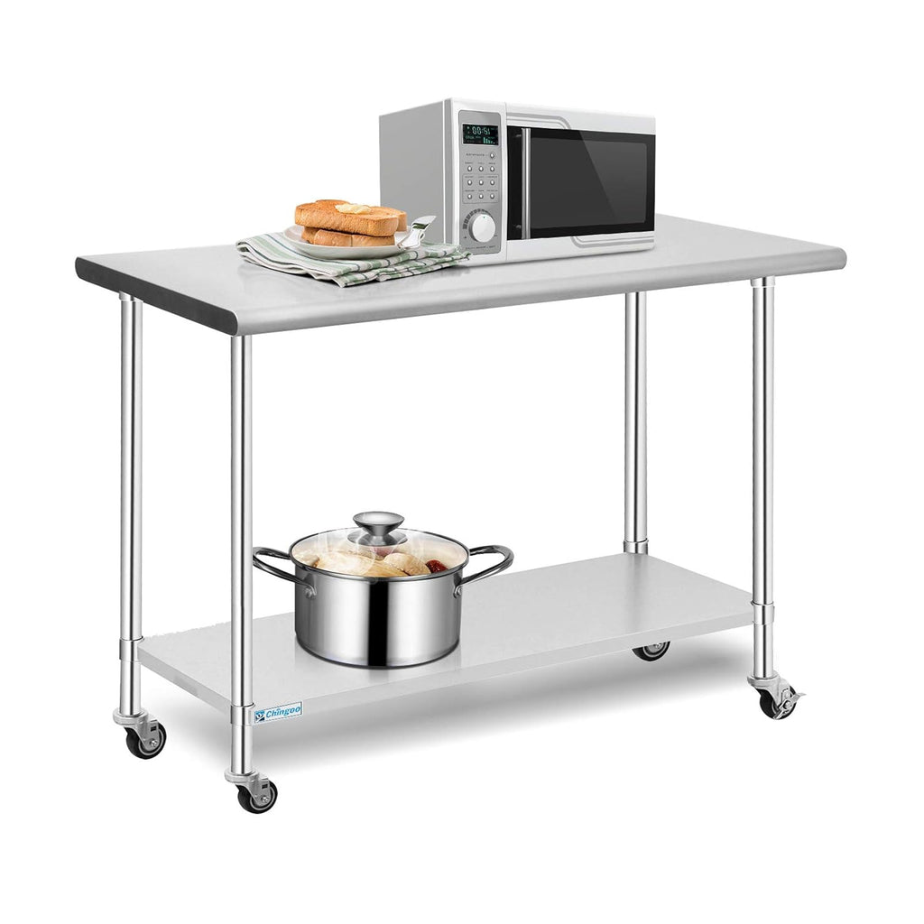 Stainless Steel Table 24x30 Inches with Caster Wheels D282021