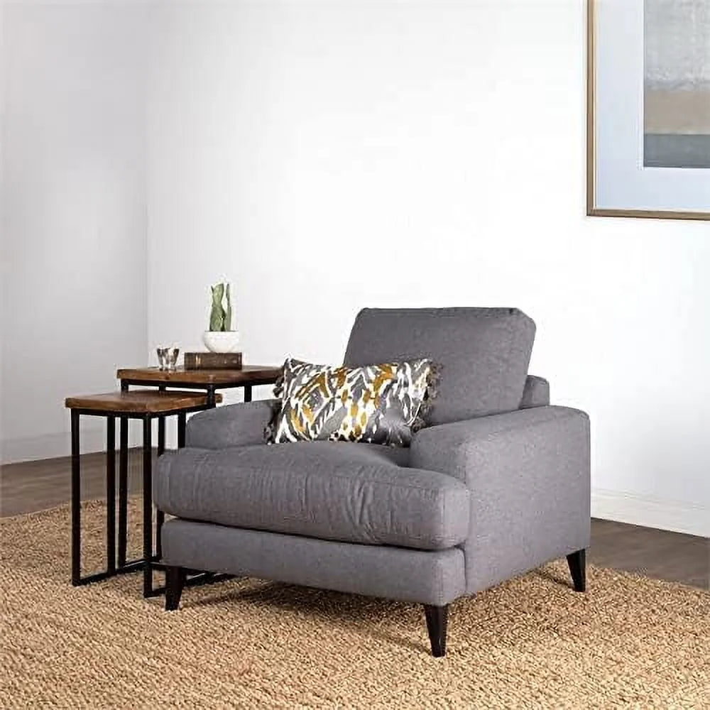 Solid Mango Wood and Iron Nesting Tables K874950