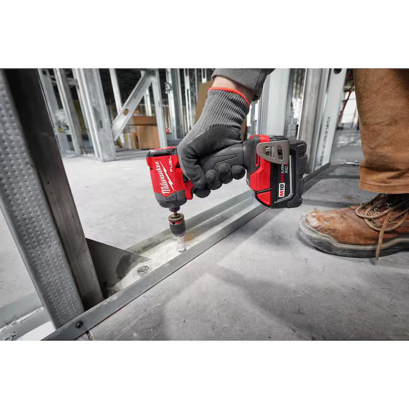 18-Volt Li-Ion Brushless Cordless 1/4 in. Hex Impact Driver & 3/8 in. Compact Impact Wrench T7480