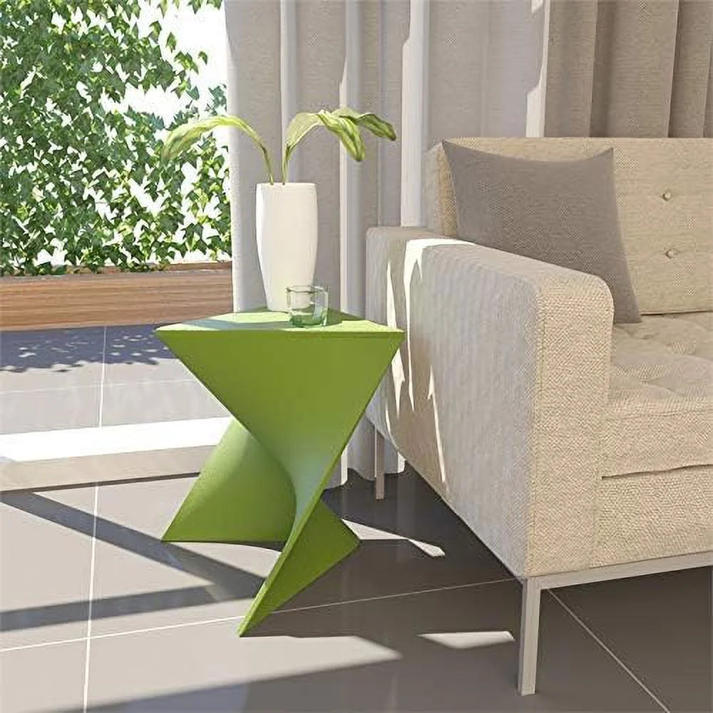Green Plastic End Table Set Of 2 N34008