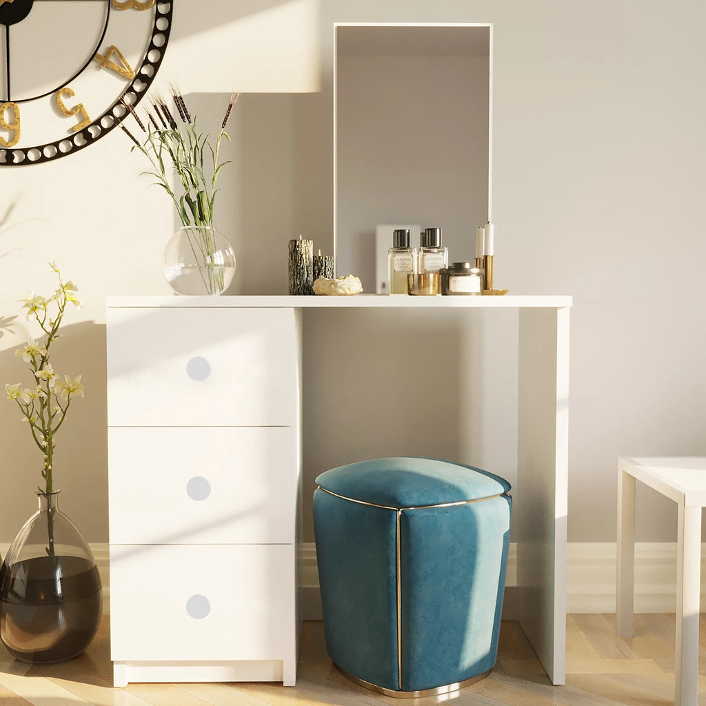 Modern White Vanity Table D3343