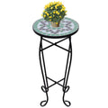 Green White Side Table V322020