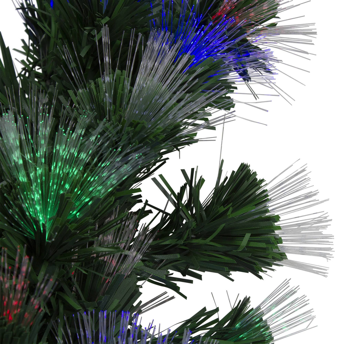 Fiber Optic Artificial Pine Christmas Wreath U543