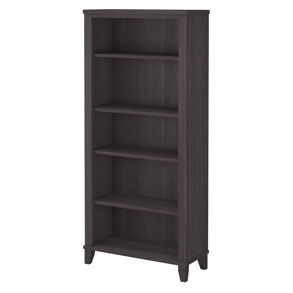 White 5 Shelf Bookcase G54103