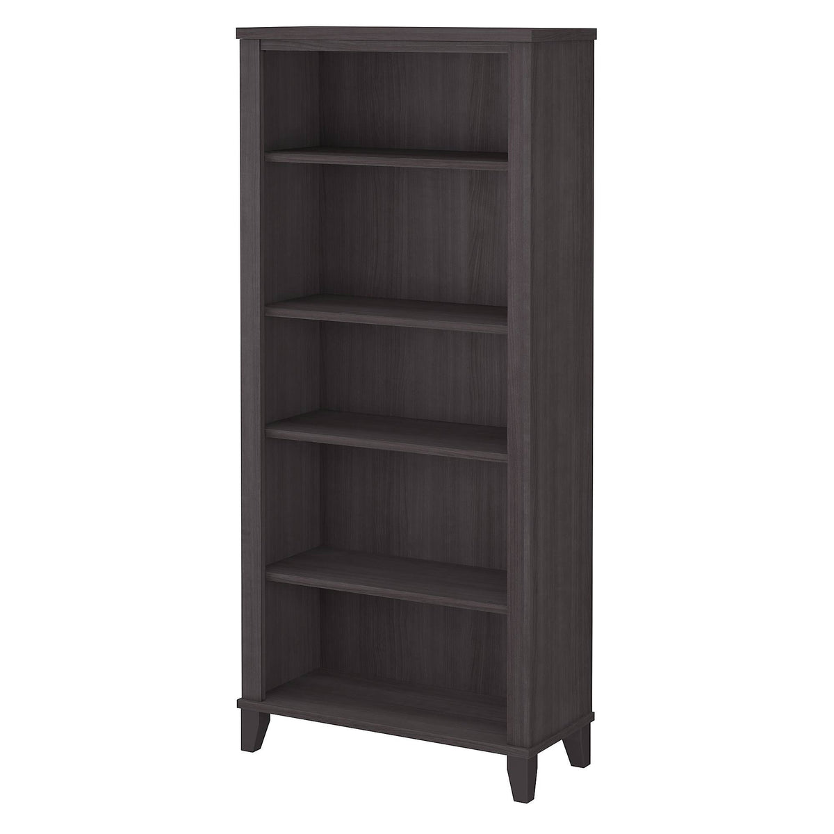 White 5 Shelf Bookcase G54103