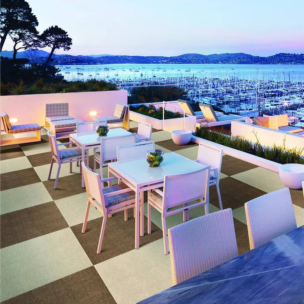 Peel and Stick Carpet Tiles 15 Tiles/Case Taupe T961969