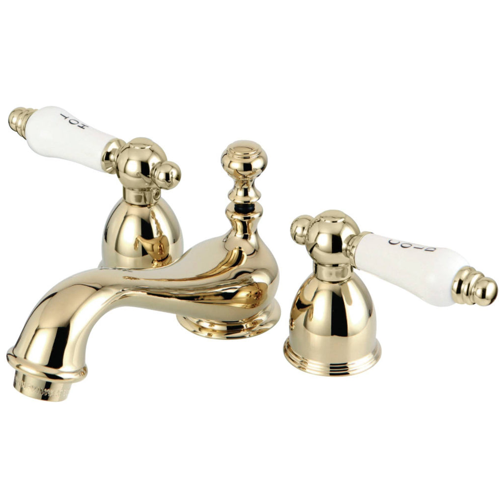 Polished Brass Mini-Widespread Bathroom Faucet G28552