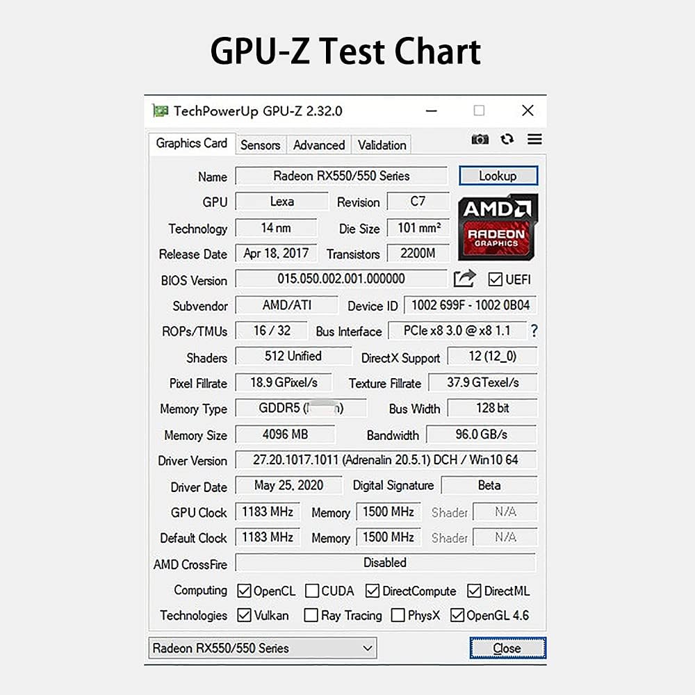 4GB GDDR5 128Bit Gaming Graphics Card Q549073