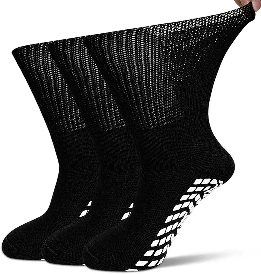 Non-Binding Extra Wide Non Slip Diabetic Socks 9-15 O693305