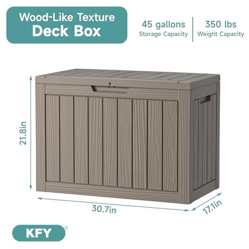 30 Gallon Waterproof Resin Deck Box L281