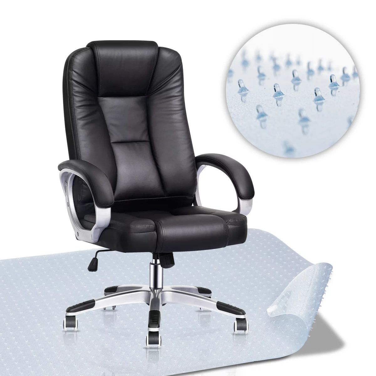 Black High-Back Ergonomic Office Chair L9507