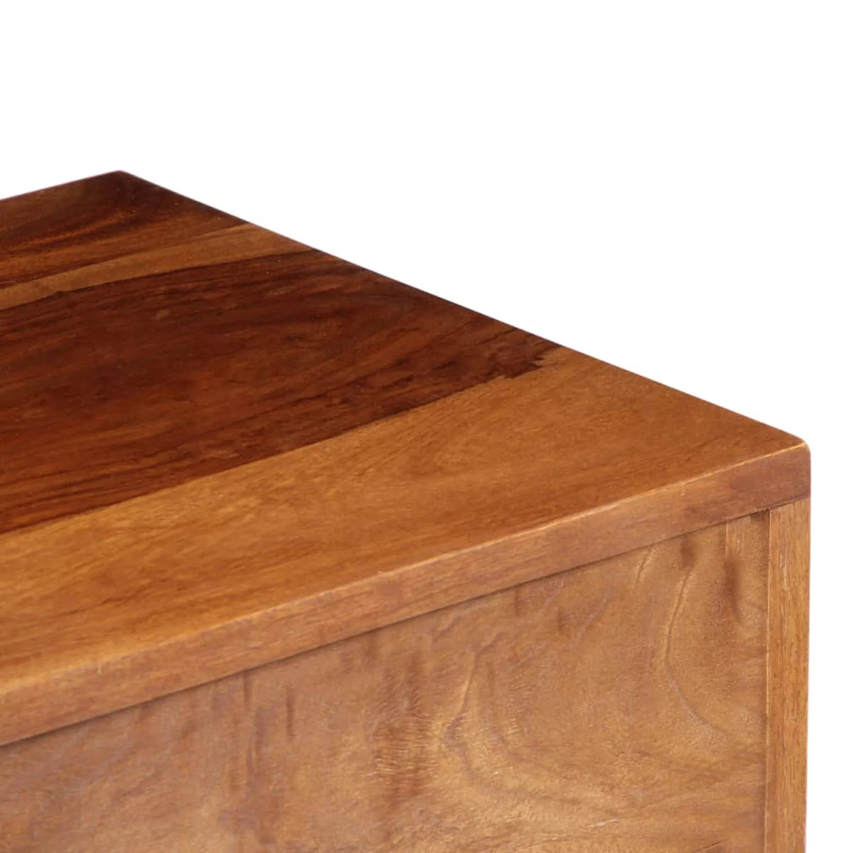 Sheesham Wood TV Stand with Storage Drawer and 2 Open Compartments G28686