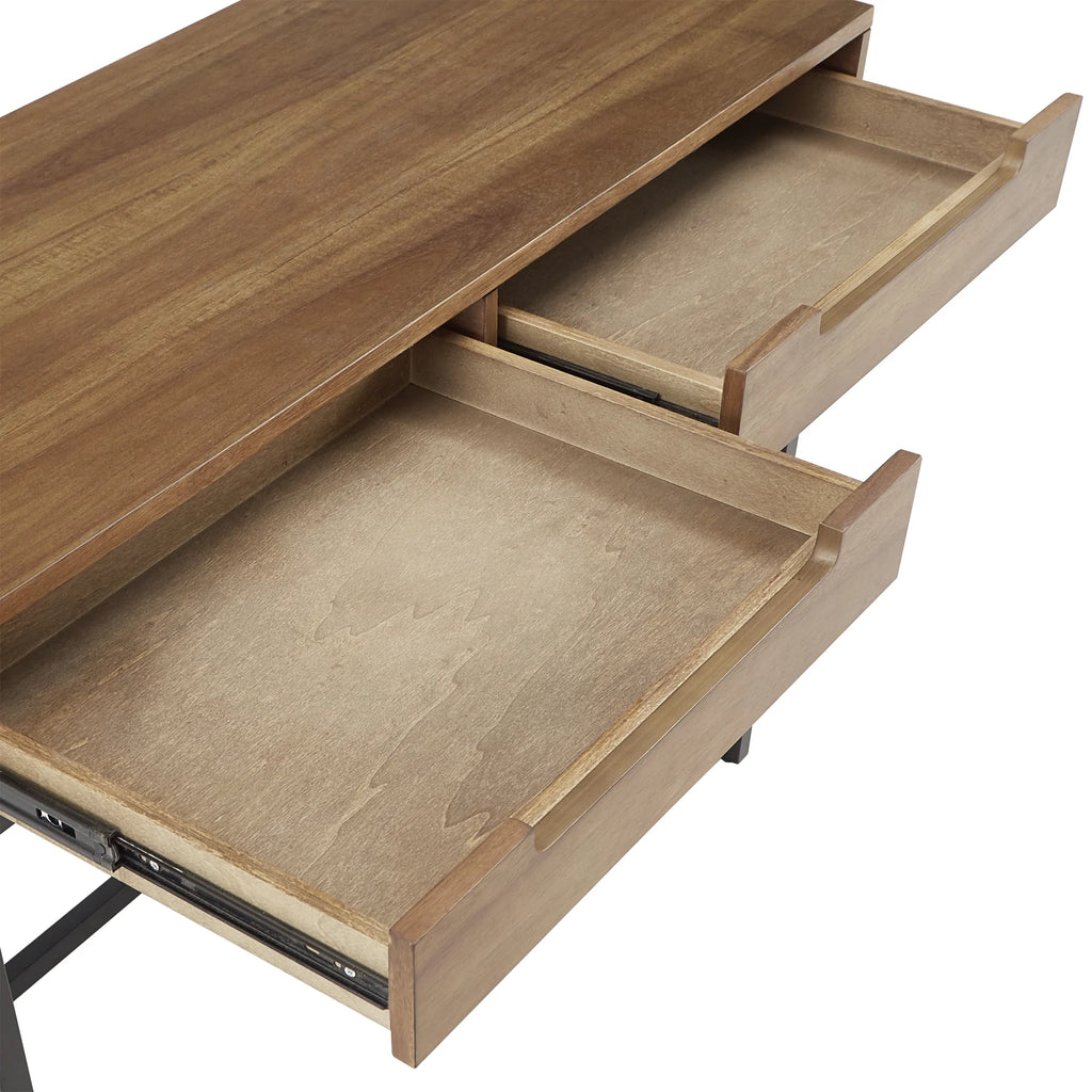 Cherry Finish 2-Drawer Desk V461