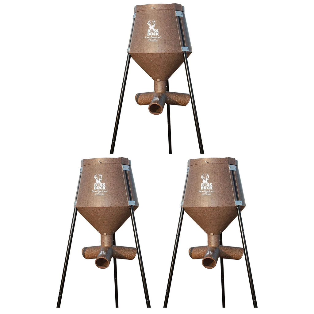Gravity Fed Tripod Deer Feeder 3 Pack M245265