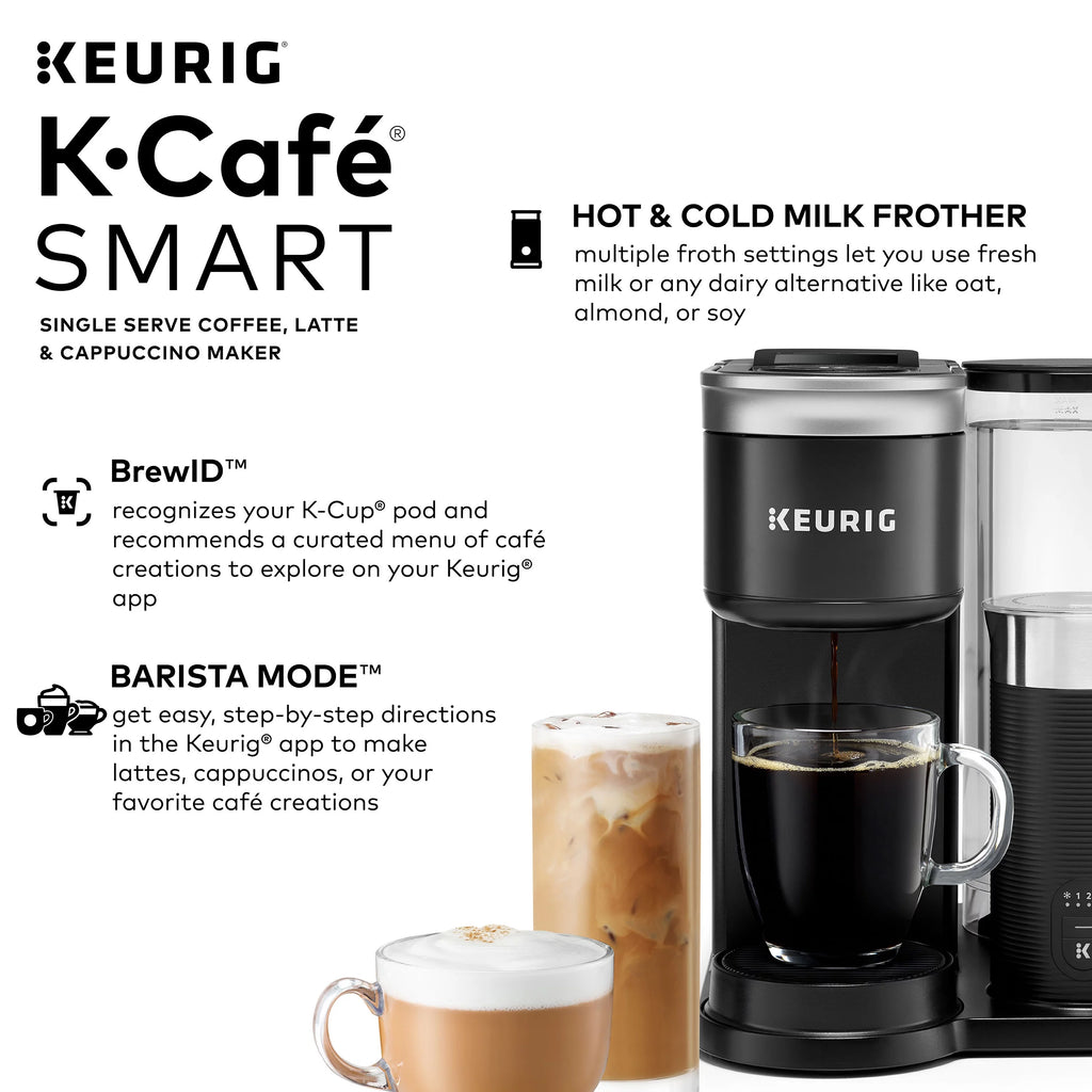 Single Serve Coffee, Latte and Cappuccino Maker, Black W88905