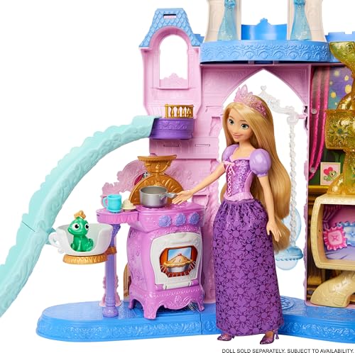 Disney Princess Pet Castle Playset with 7 Play Areas W479467