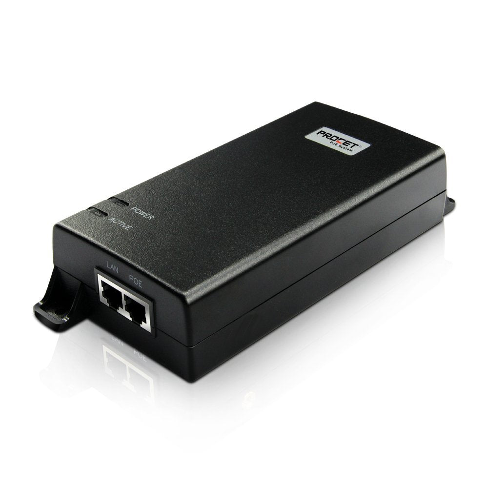 Single Port Gigabit Active PoE Injector 60W 55V K4536