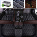Custom Car Floor Mats Leather Waterproof Anti-Skid Full Coverage Set Beige L34830