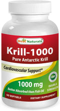 Krill Oil Soft Gel, 1000 mg, 60 Count O14233