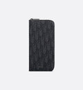 Black Vertical Long Zipped Wallet W895939